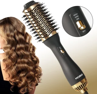 HAUSS SPOLE 4-in-1 Fohnborstel Zwart