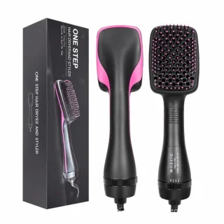 Heteluchtborstel vierkante borstel roze