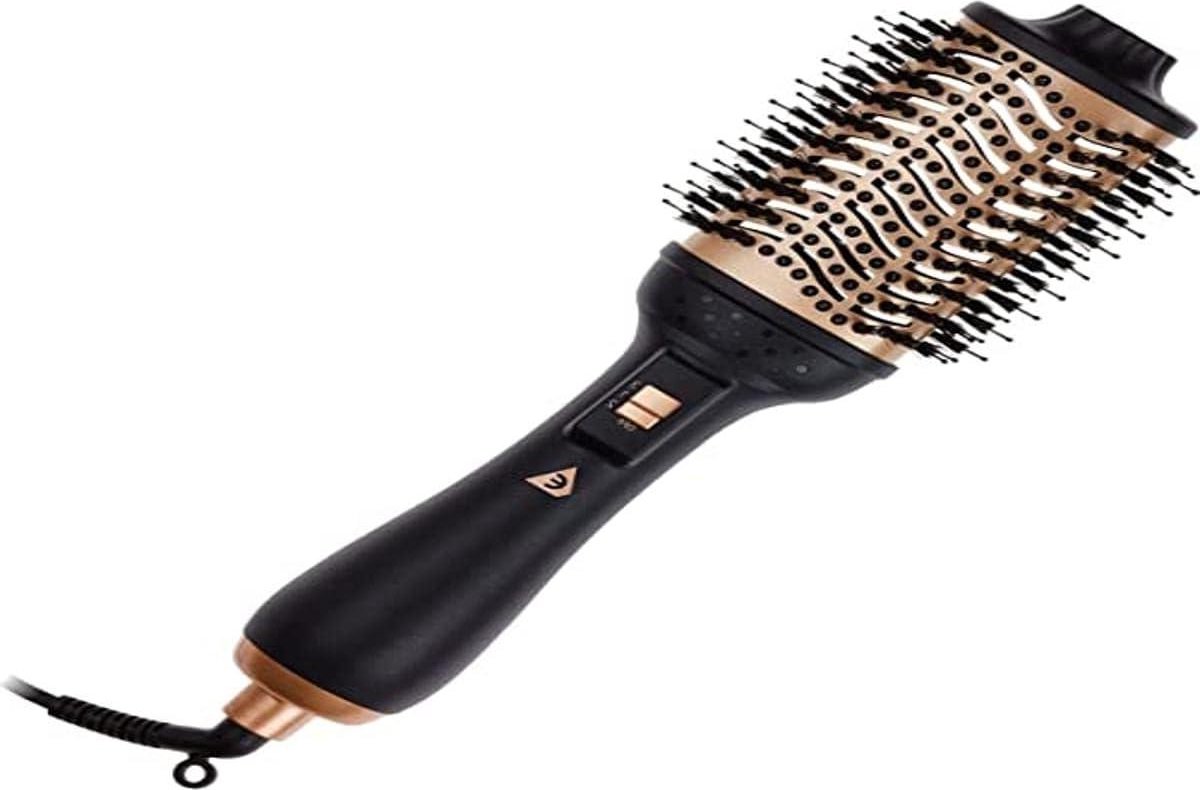 De Hot Brush Grote Keramische Stylingborstel in één oogopslag