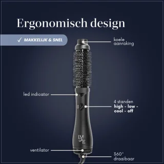 IMÉNÈ® 4-in-1 Fohnborstel 38mm 1000W