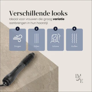 IMÉNÈ® 4-in-1 Fohnborstel 38mm 1000W