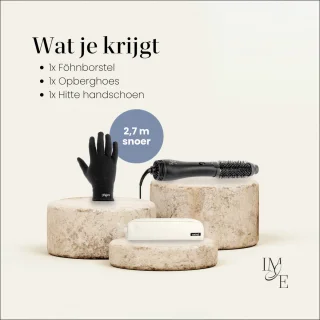 IMÉNÈ® 4-in-1 Fohnborstel 38mm 1000W