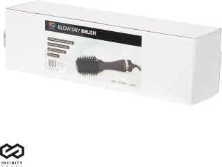 Infinity Goods 4-in-1 Föhnborstel Keramische Zwart/Goud 1200W