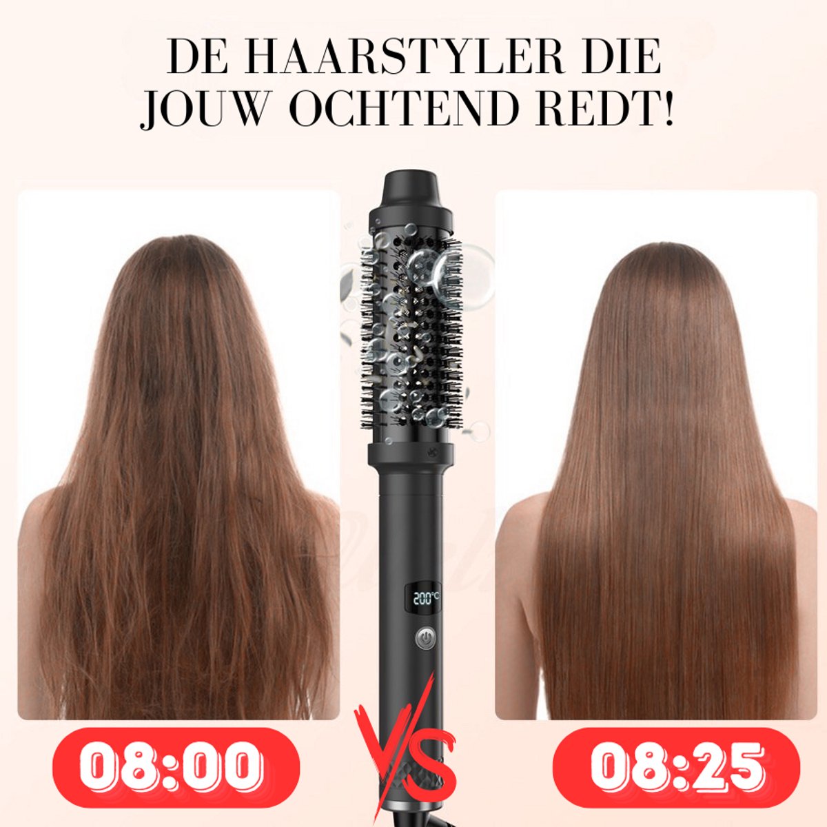 Itechy Hairstyler Keramische Warmteborstel 38 mm