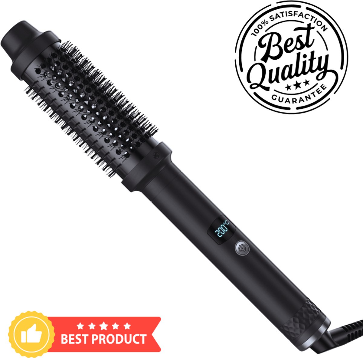 Itechy Hairstyler Keramische Warmteborstel 38 mm