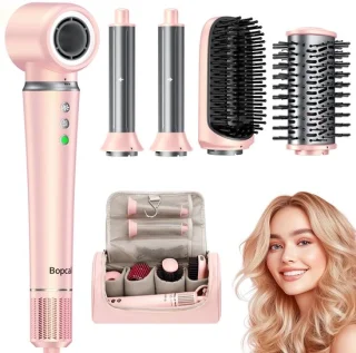 ITRONIQ Multistyler föhnborstel – Airwrap krultang met 5 opzetstukken