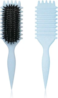 Krulborstel blauw
