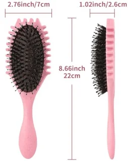 Krulborstel en hoofdhuidmassager