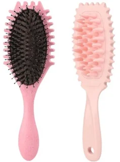Krulborstel en hoofdhuidmassager