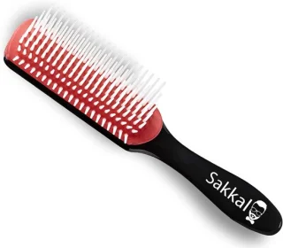 Krulborstel zwart - nylon borstelharen
