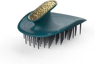 Krullen anti-breuk haarborstel - Blauw