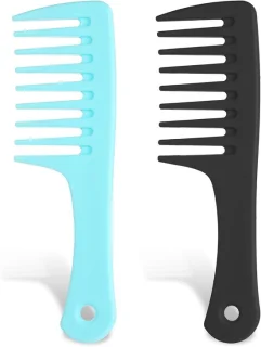 Krullende kam blauw