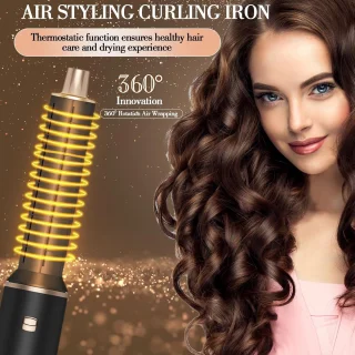 Krultang 5-in-1 multistyler zwart/goud