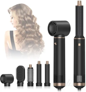 Krultang 5-in-1 multistyler zwart/goud