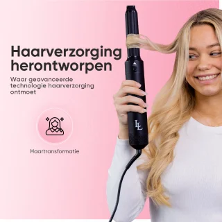 Largolash 5-in-1 Fohnborstel Multistyler Zwart