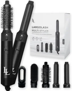 Largolash 5-in-1 Fohnborstel Multistyler Zwart