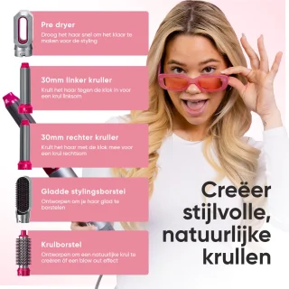 Largolash 5-in-1 Multistyler 2.5 Roze