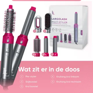 Largolash 5-in-1 Multistyler 2.5 Roze