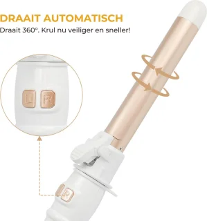 Largolash Automatische Krultang Classy White