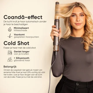Largolash Pro Airstyler 6-in-1 Föhnborstel Krultang Pro 2024