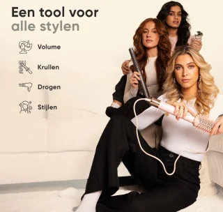 Largolash Pro Airstyler 6-in-1 Föhnborstel Krultang