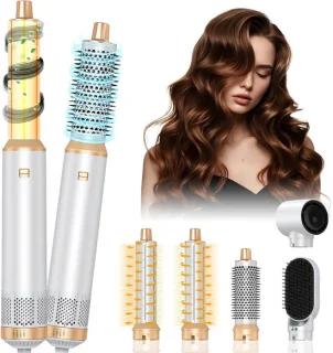 Lìon® Airstyler multistyler föhnborstel wit en goud