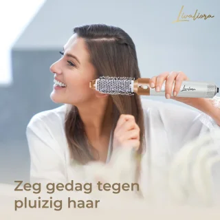 Livaliora 5-in-1 föhnborstel White/Gold edition
