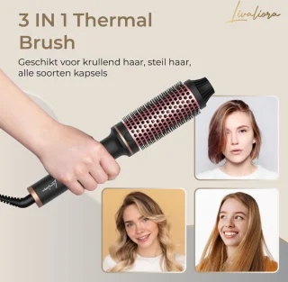 Livaliora Thermal Brush 38 mm Keramische Warmteborstel