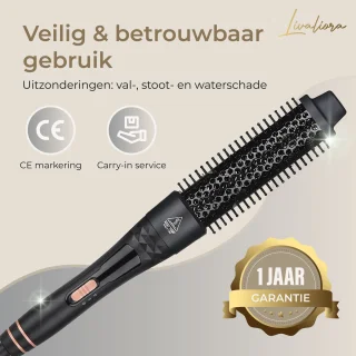 Livaliora Thermal Brush 38 mm keramische warmteborstel