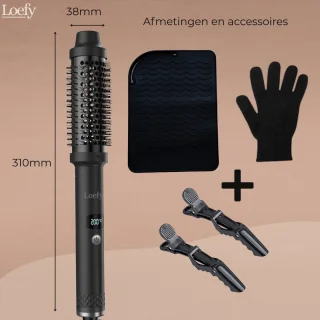 Loefy Warmteborstel 38mm Keramisch
