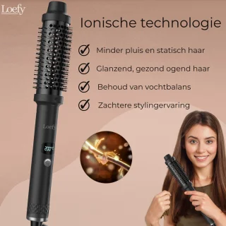Loefy Warmteborstel 38mm Keramisch