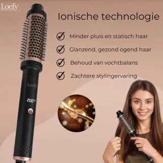 Loefy Warmteborstel 38mm Keramisch