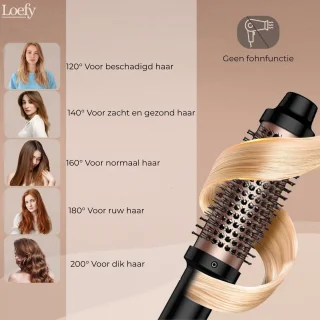 Loefy Warmteborstel 38mm Keramisch