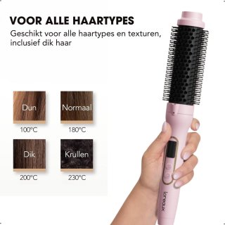 Wat vinden we goed aan de Loreaux Glowbrush - thermische borstel