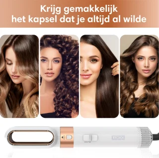 Luxoo 5-in-1 Airstyler Multistyler Witgoud