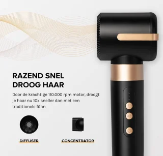 MAE® Airstyler Pro Multistyler - Zwart