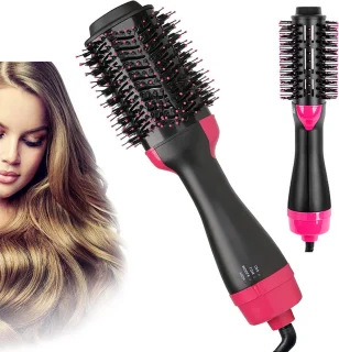 Magic Brush Fohnborstel 1000W Zwart/Roze