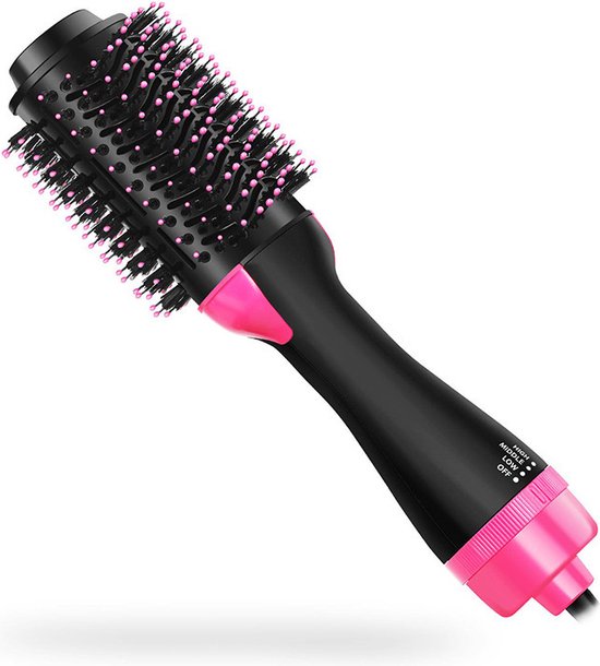 Magic Hair-Brush 3-in-1 Föhnborstel Roze/Zwart review