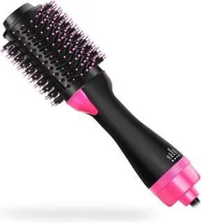 Magic Hair-Brush 3-in-1 Föhnborstel Roze/Zwart