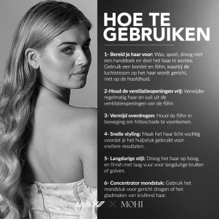 Max Pro Aurum Aerostyler - Haarstyler