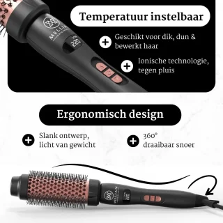 Mellian MagicShine Keramische Warmteborstel 38mm