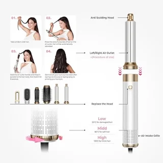 MERK 6-in-1 Haarstyler