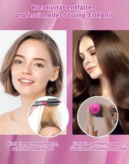 MKSS Luxe Ronde Volumeborstel Opzetstuk Multistyler Zwart