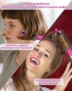 MKSS Luxe Ronde Volumeborstel Opzetstuk Multistyler Zwart