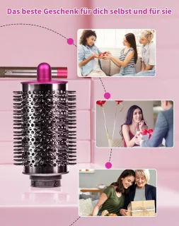 MKSS Luxe Ronde Volumeborstel Opzetstuk Multistyler Zwart
