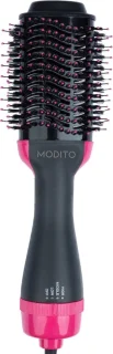 Modito 3-in-1 Keramische Föhnborstel Zwart/Roze