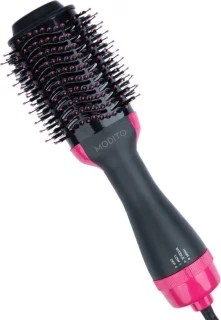 Modito 3-in-1 Keramische Föhnborstel Zwart/Roze