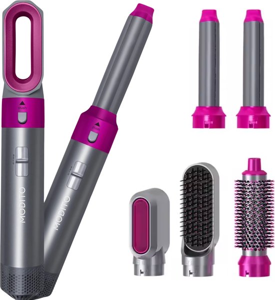 Modito 5in1 Airstyler Krultang 2024 Grijs/Roze review