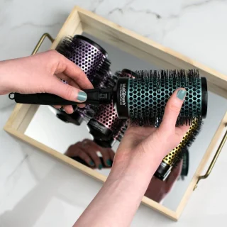 Multibrush Rondeborstel en Krulspelden Set