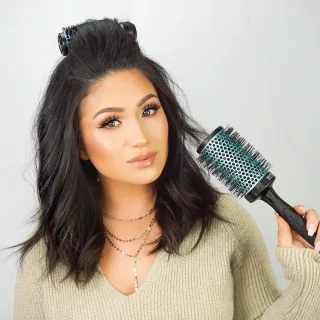 Multibrush Rondeborstel en Krulspelden Set